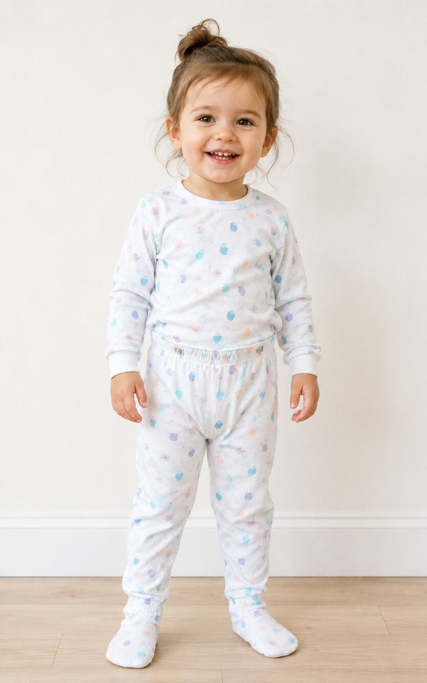 Vintage Carter's 1980s Toddler Footed Loungewear Costume | Ice Cream Cones | 2T